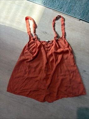 Roxy Orange Sheer romper